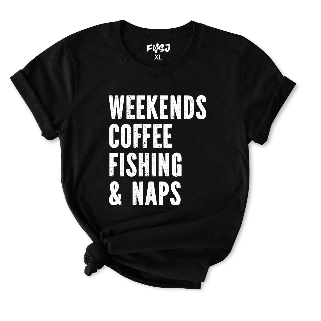 Weekends Coffee Fishing & Naps T-Shirt for Women