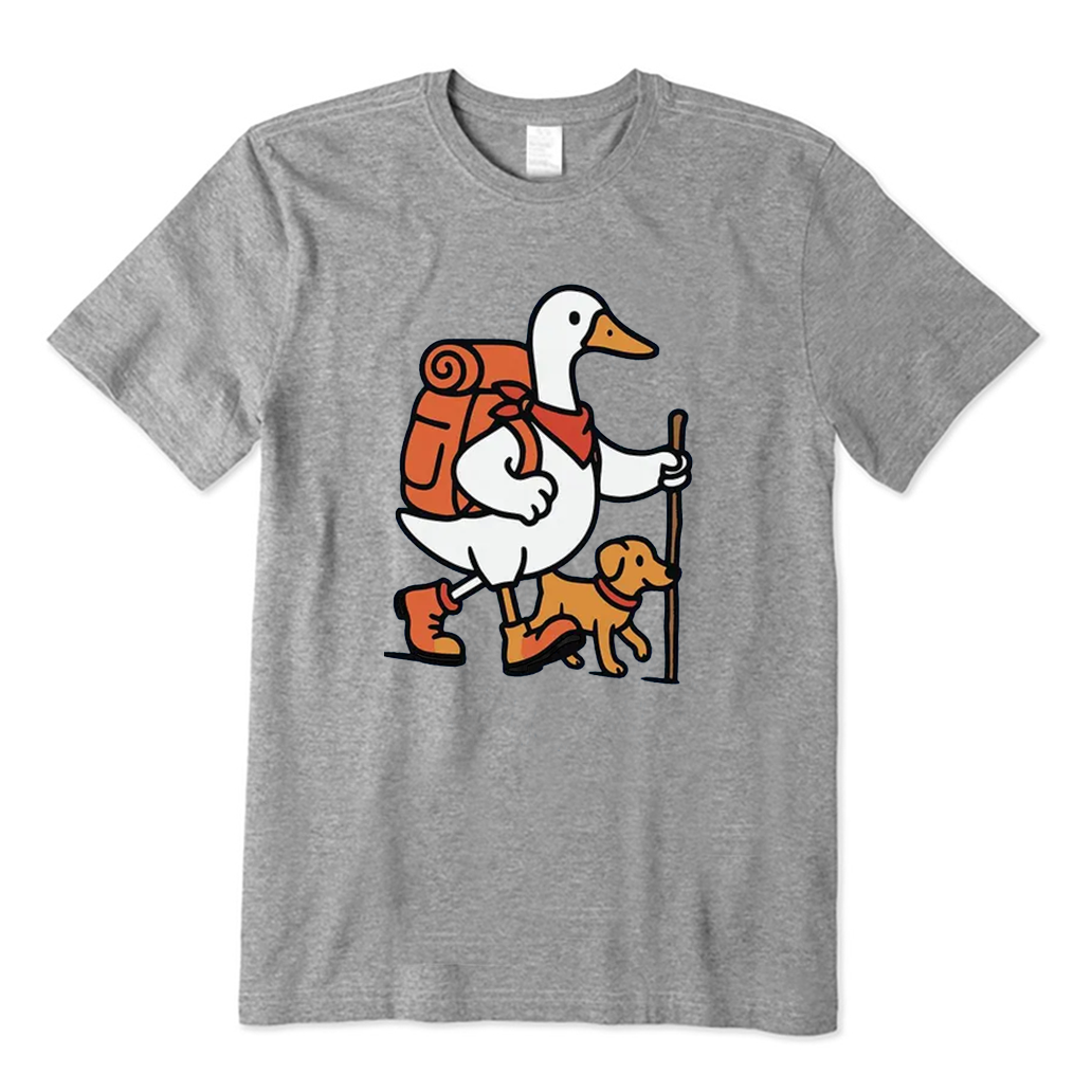A Hiking Goose T-Shirt
