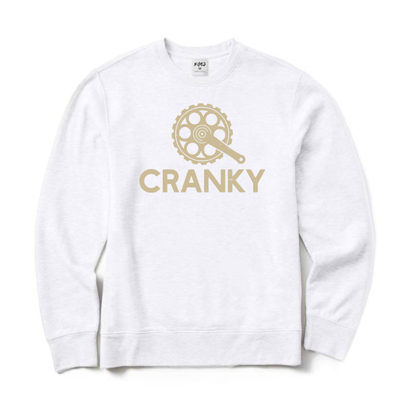 Cranky Funny Bike Crewneck Sweatshirt