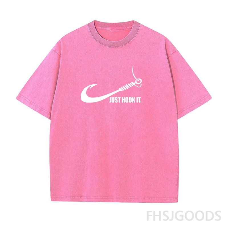 Just Hook It Unisex Distressed T-Shirt
