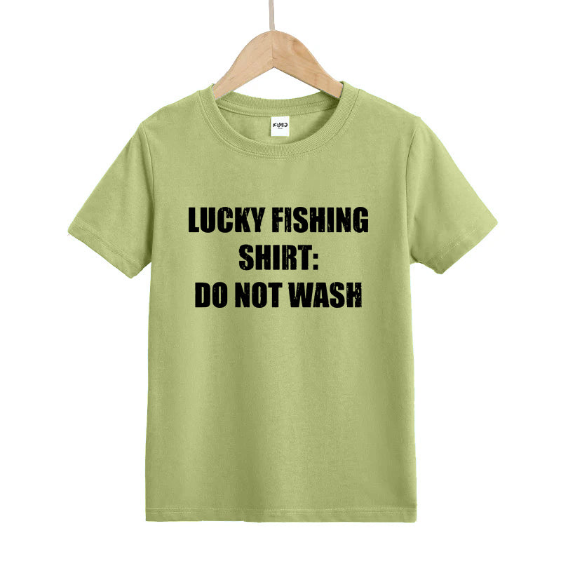 Lucky Fishing Shirt Do Not Wash Kids T-Shirt