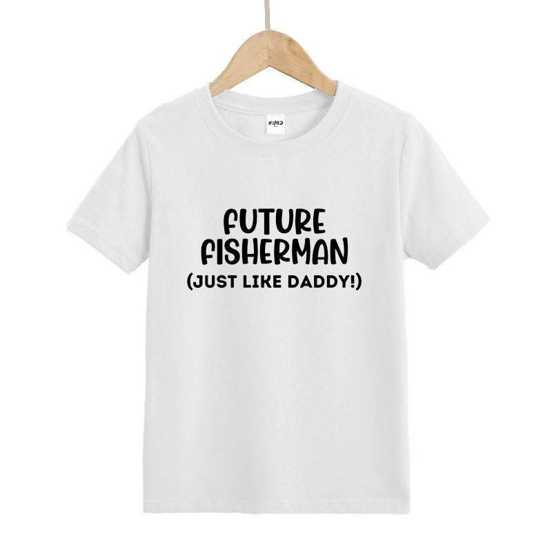Future Fisherman Kid's T-Shirts