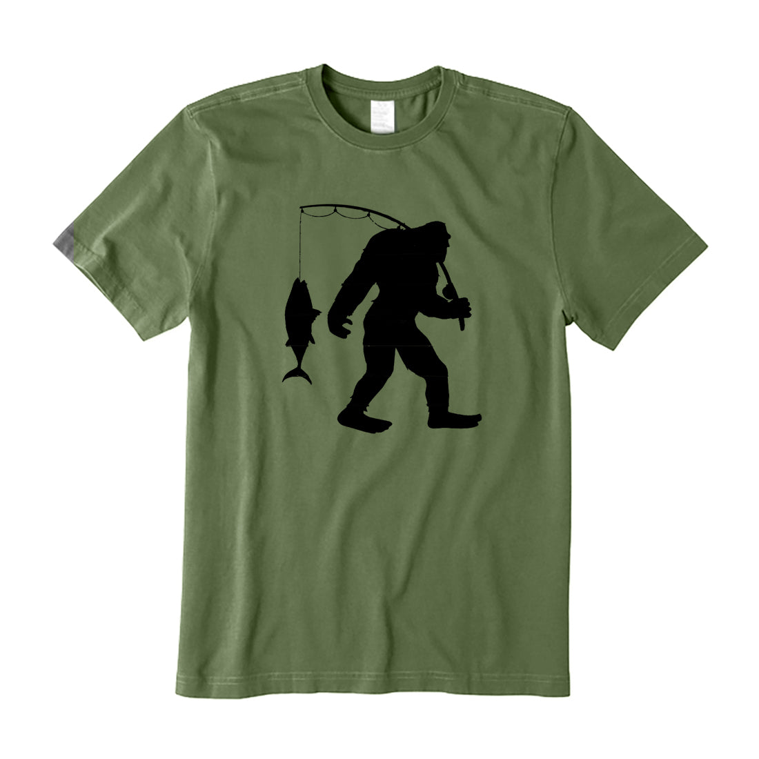 Bigfoot Catch A Big Fish T-Shirt