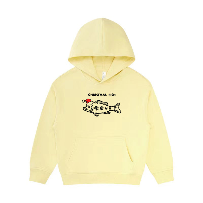 Christmas Fish Kid's Hoodie
