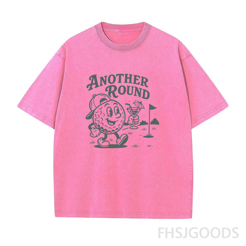 Another Round Golf Unisex Distressed T-Shirt