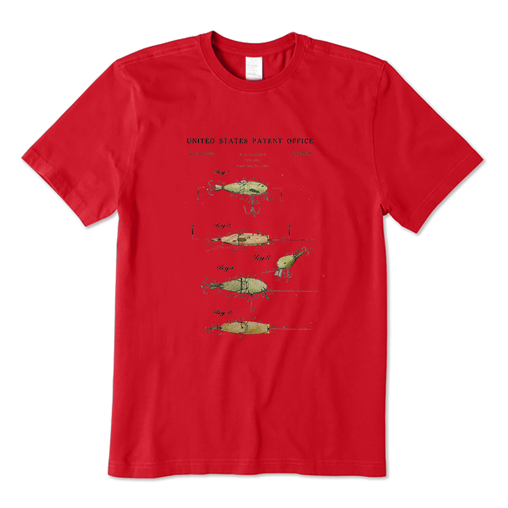 Fishing Lure Patent T-Shirt