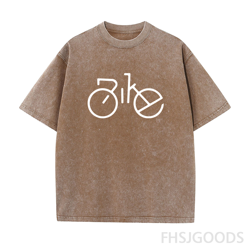 Bike Unisex Distressed T-Shirt