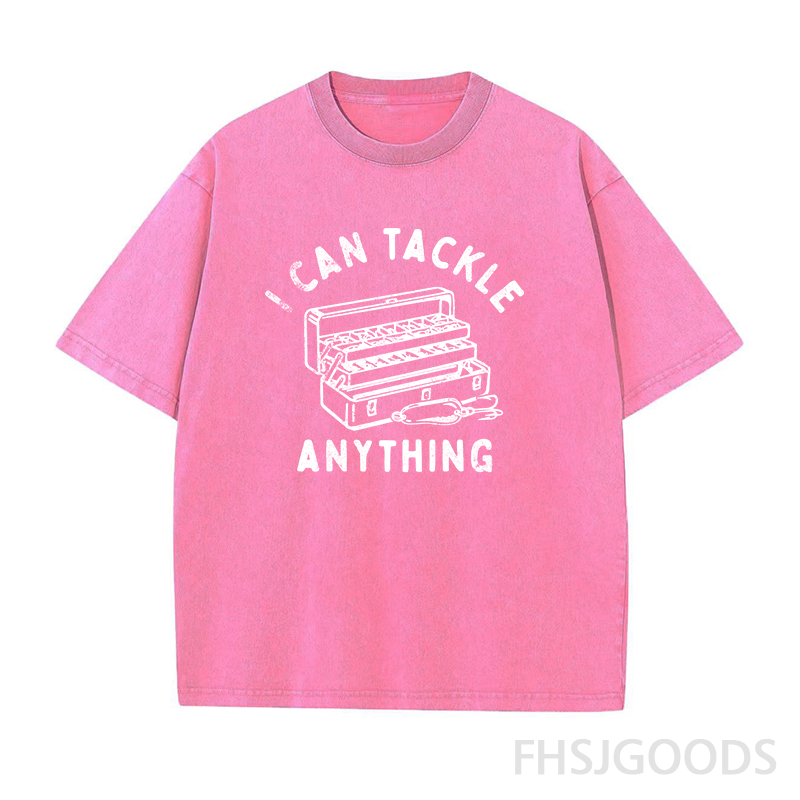 I Can Tackle Anything Unisex Distressed T-Shirt