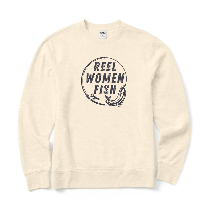 Reel Women Fish Crewneck Sweatshirt