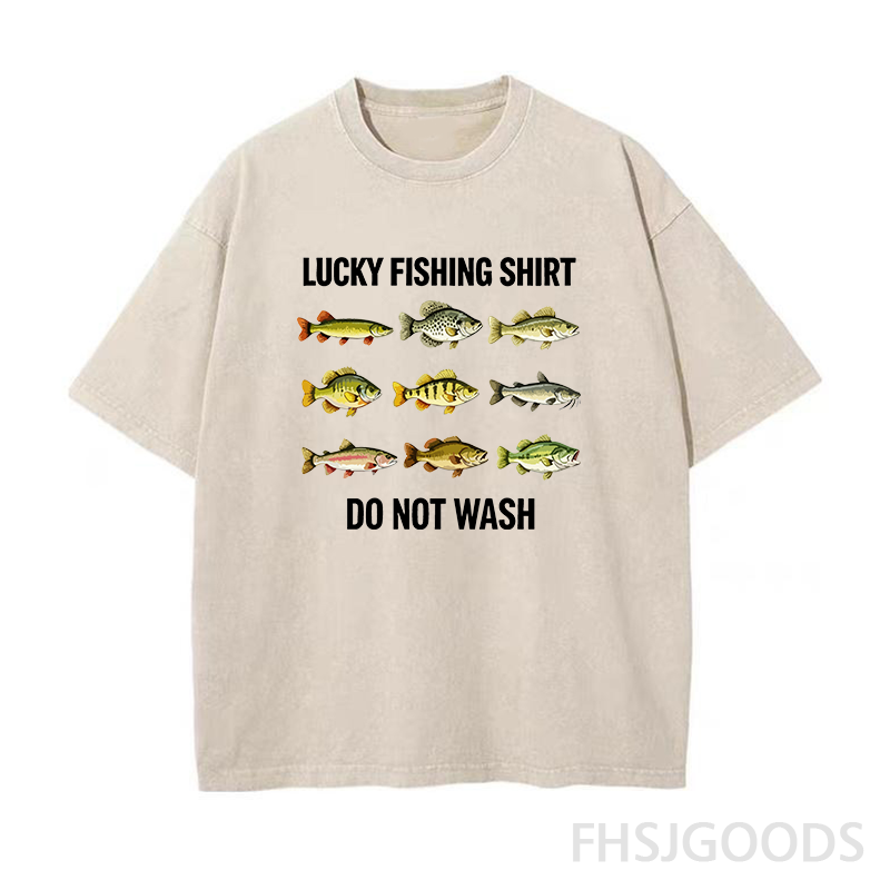 Lucky Fishing Unisex Distressed T-Shirt