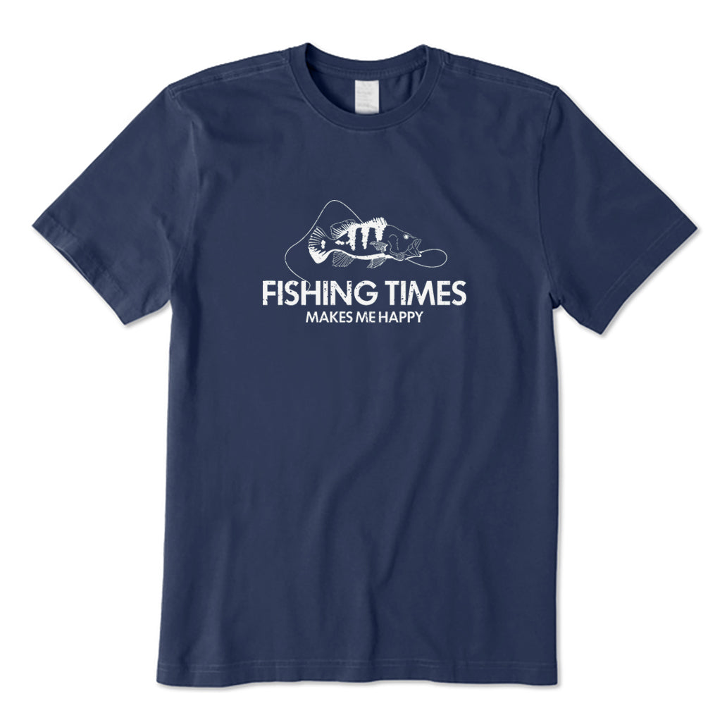 Fishing Times Makes Me Happy T-Shirt