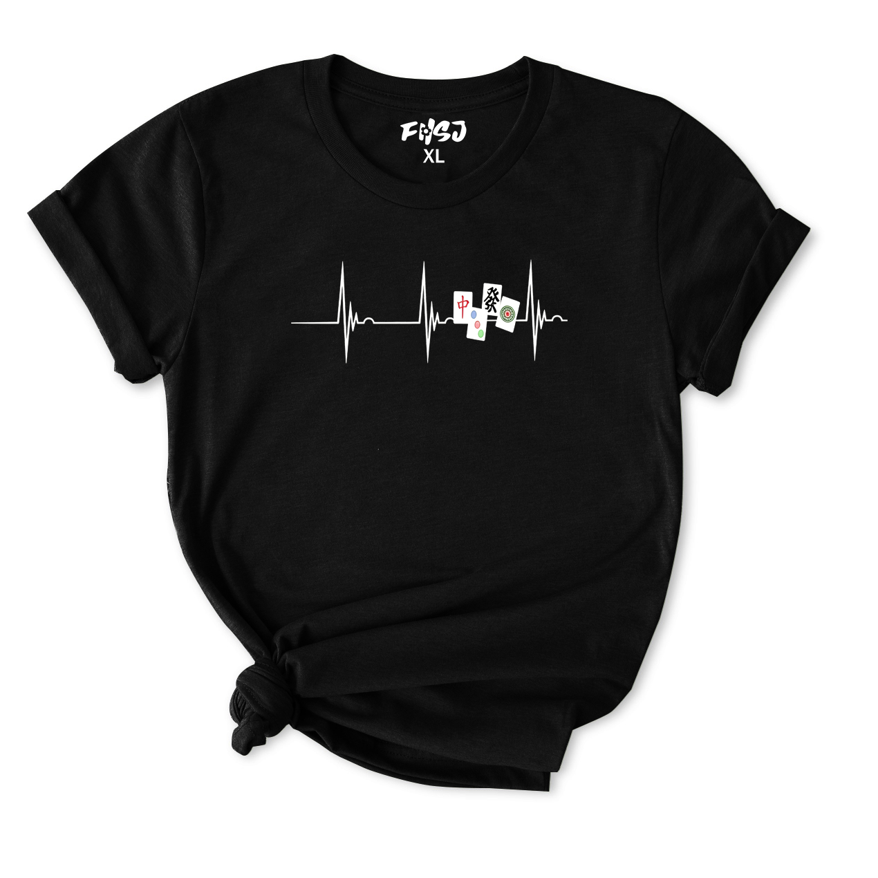 Mahjong Heartbeat T-Shirt for Women