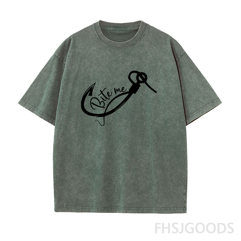 Bite Me Unisex Distressed T-Shirt
