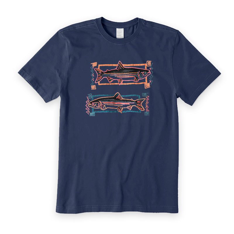 Vintage Neon Westport Washington Trout T-Shirt