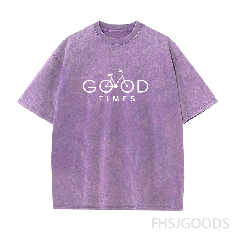 Good Times Bicycle Unisex Distressed T-Shirt