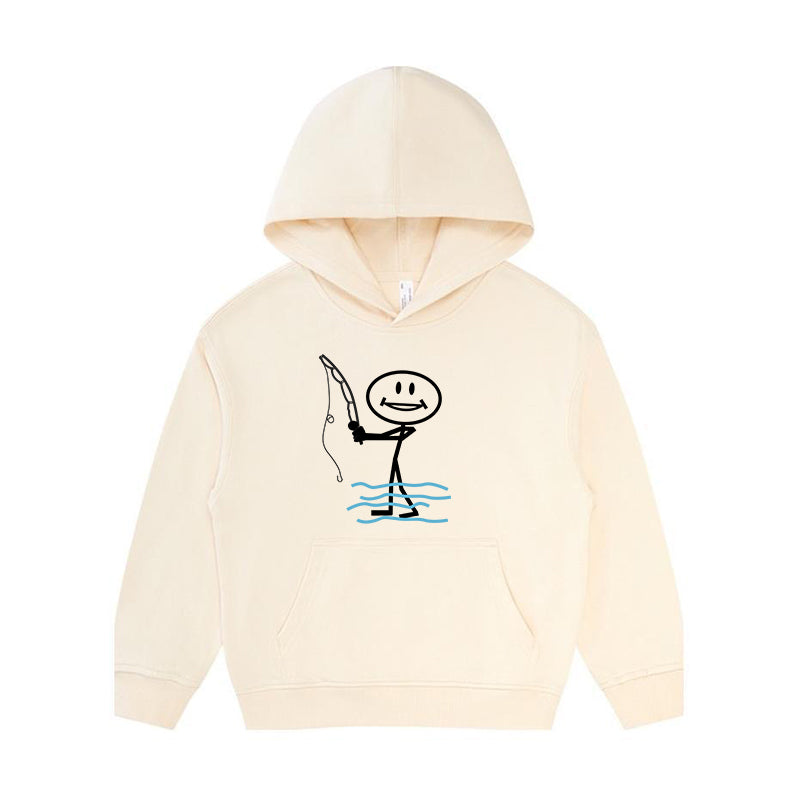 Happy Fishing Kid's Hoodie