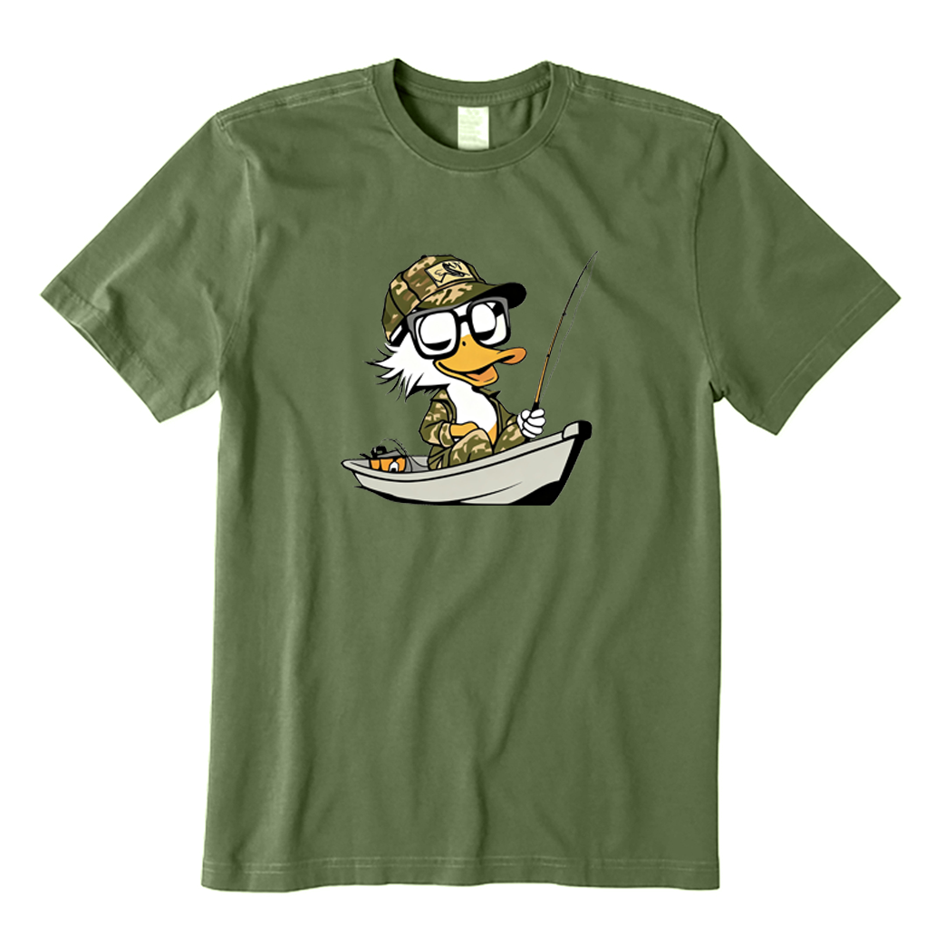 Fishing Goose T-shirt