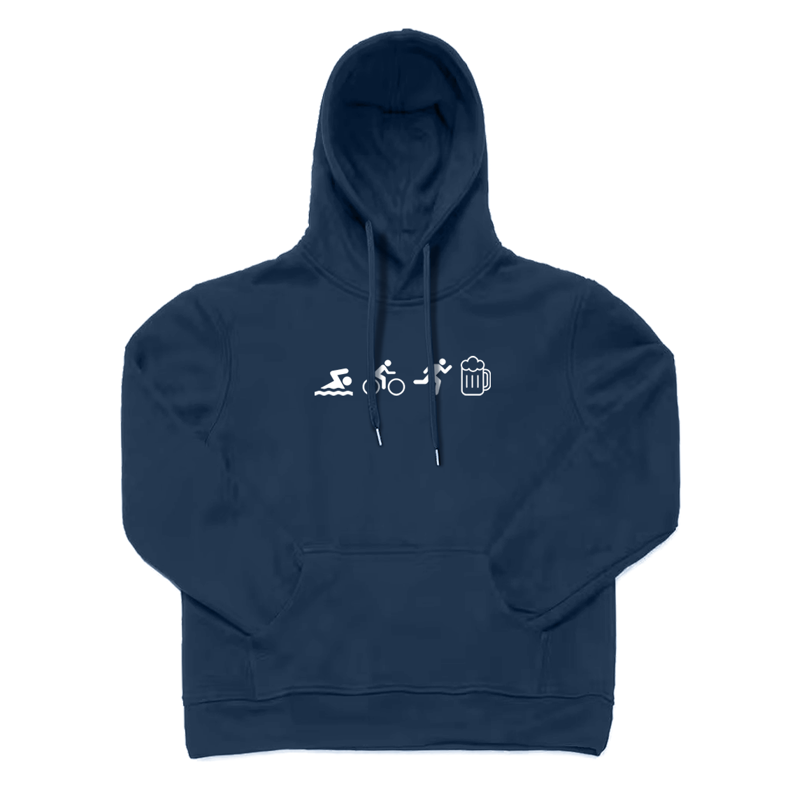 Swim Bike Run and Beer Hoodie