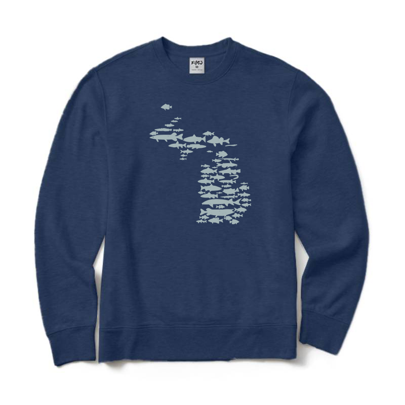 Fish of Michigan Sweatshirt