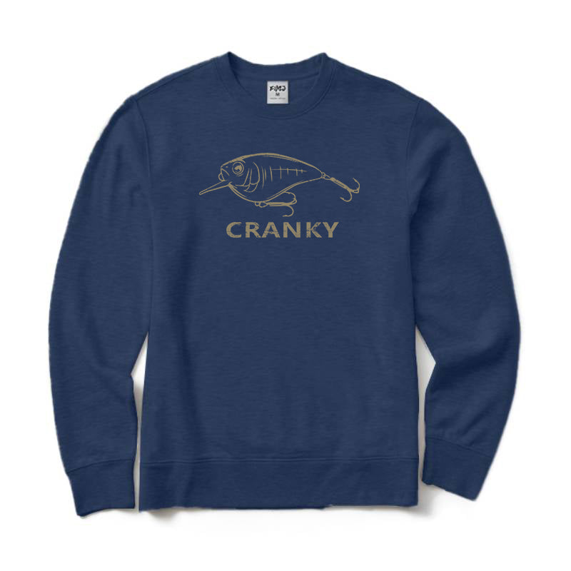 CRANKY FISHING Crewneck Sweatshirt