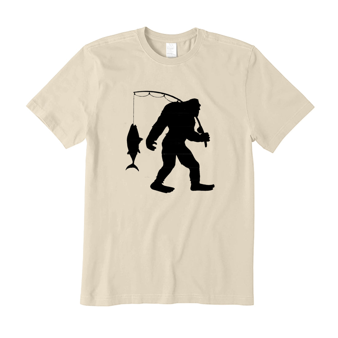 Bigfoot Catch A Big Fish T-Shirt