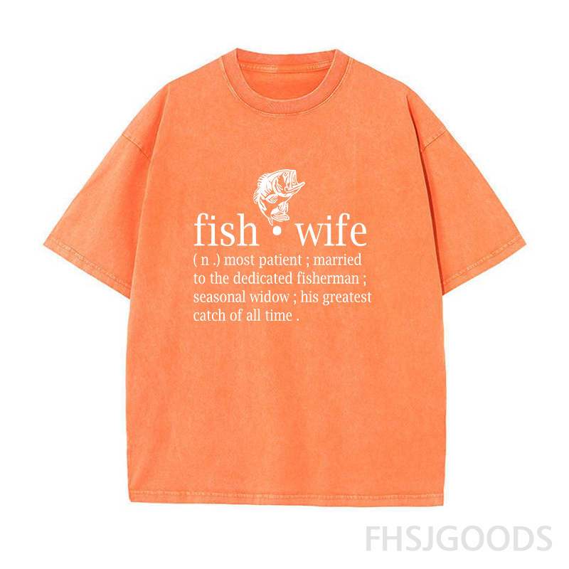 Fish Wife Unisex Distressed T-Shirt