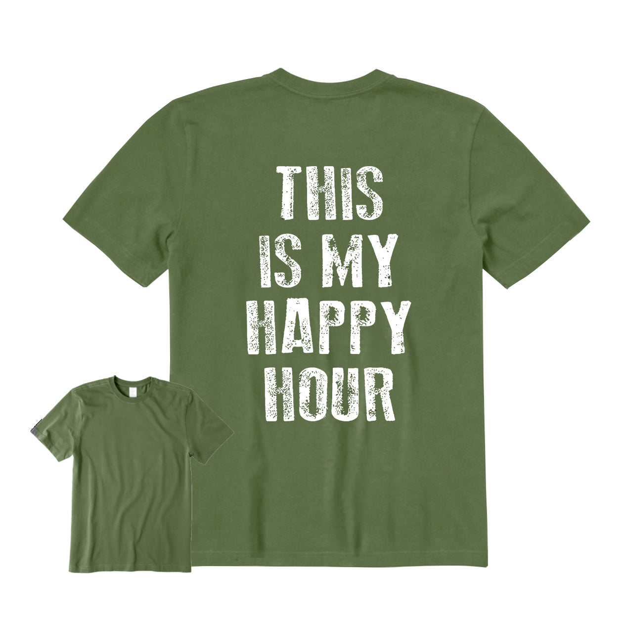 This is My Happy Hour Back Graphic T-Shirt