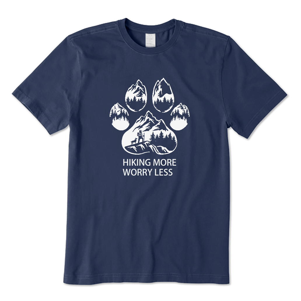 Hiking More Worry Less T-shirt