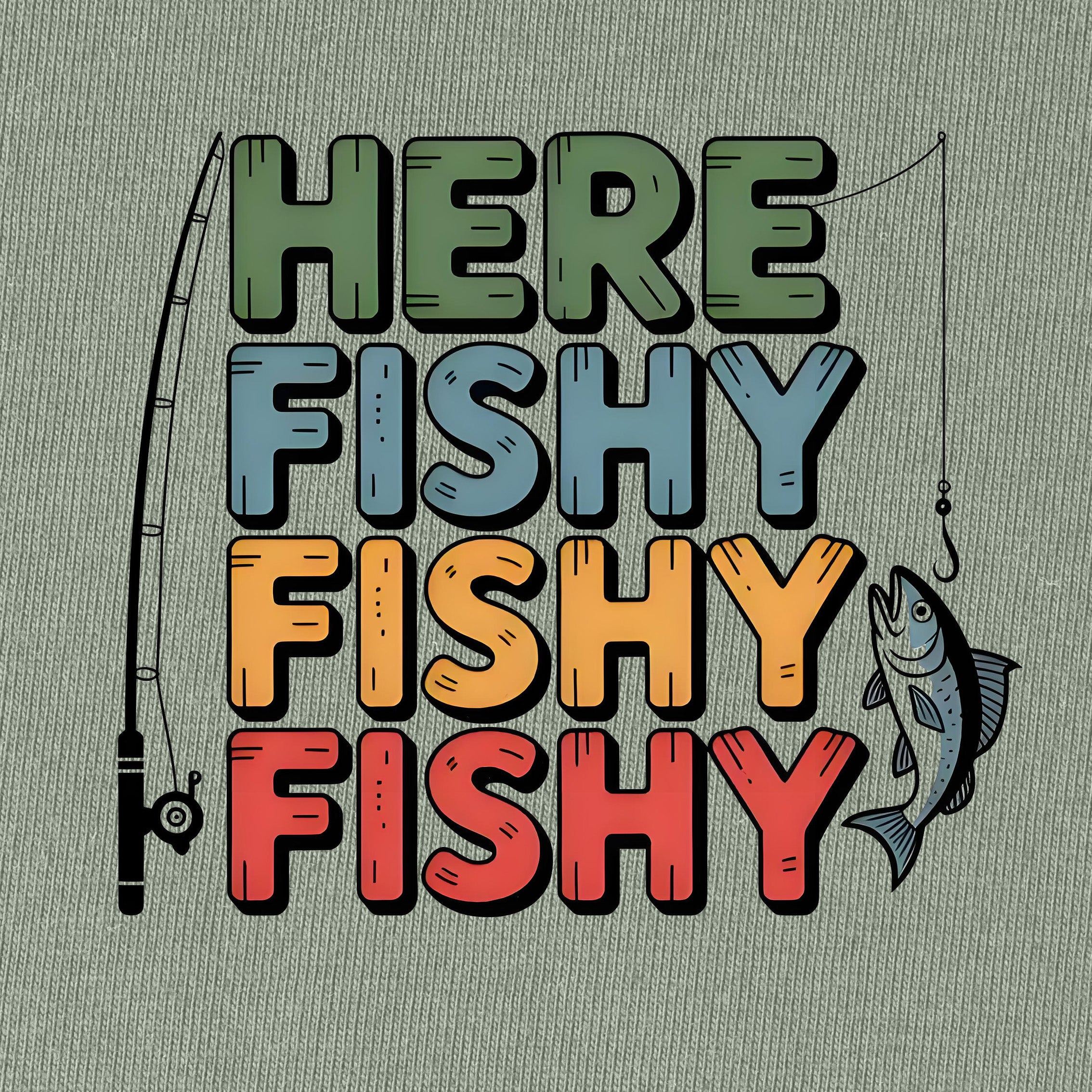 Here Fishy Fishy Fishy T-Shirt for Women