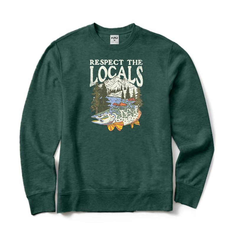 Respect The Locals Crewneck Sweatshirt