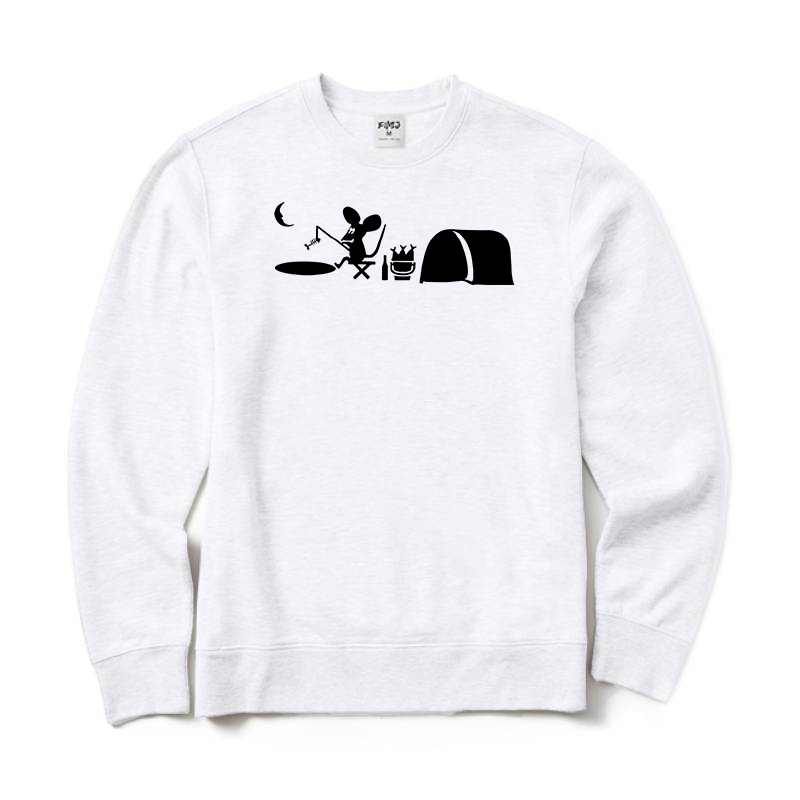Fishing Mouse Hole Crewneck Sweatshirt
