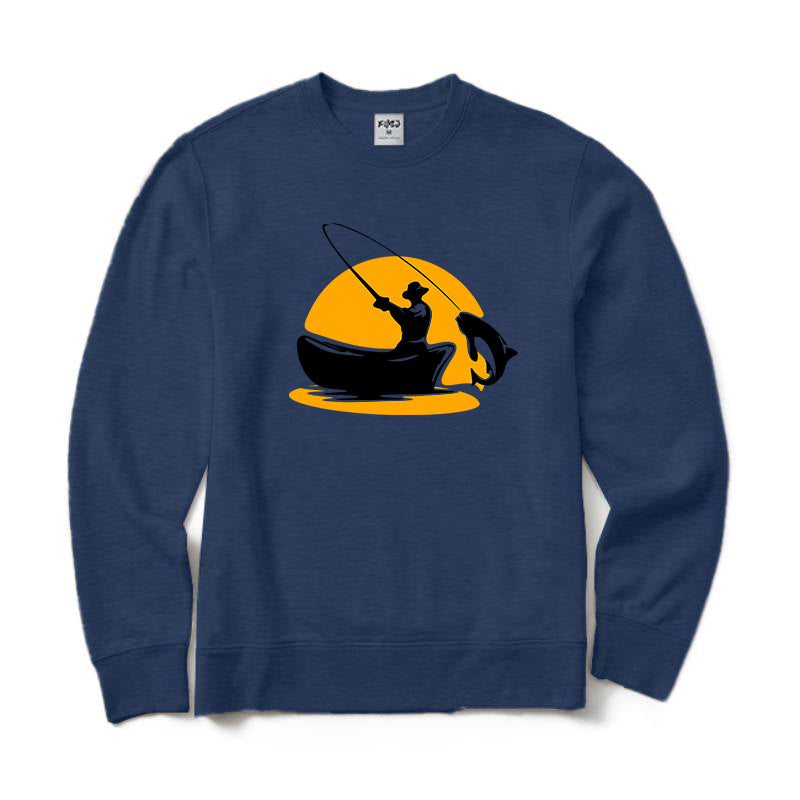 Fishing on The Boat Crewneck Sweatshirt