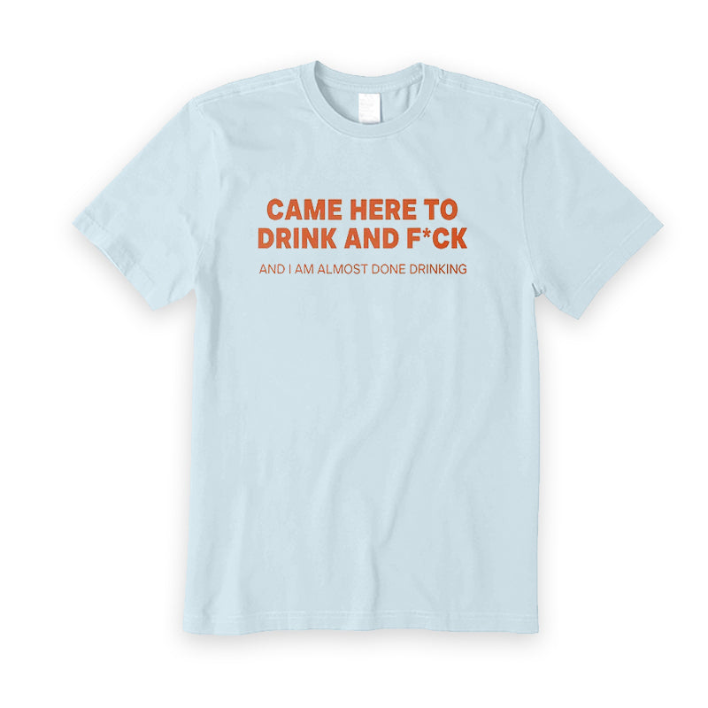 Came Here To Drink And F*ck T-Shirt