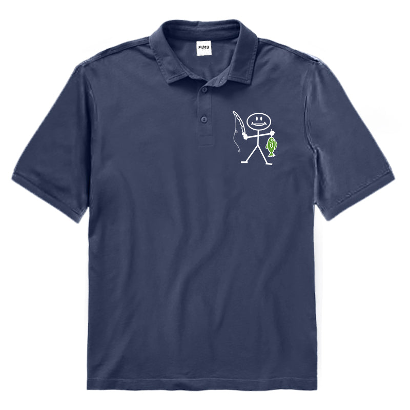 HAPPY FISHING Polo Shirt