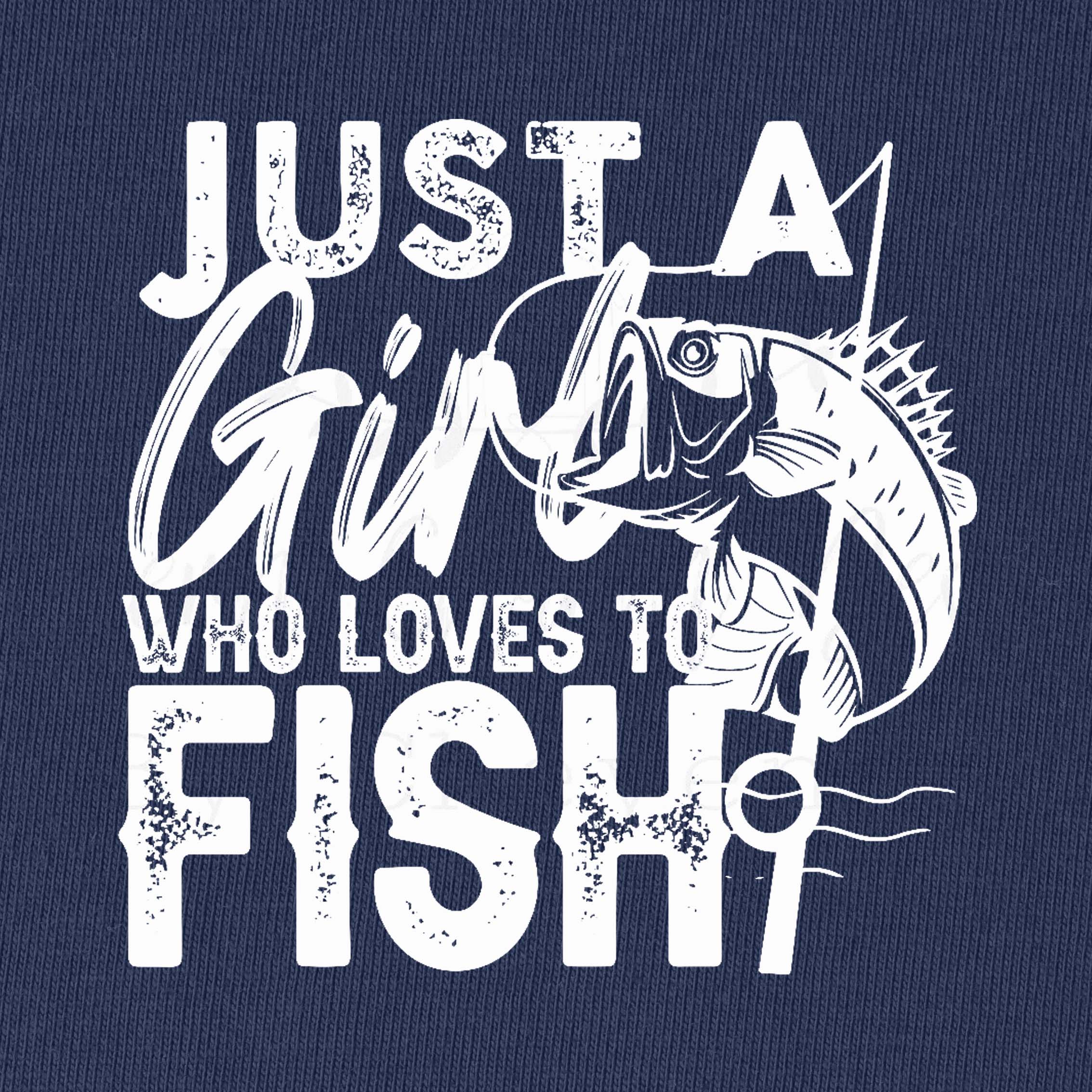 Just A Girl Who Likes To Fish T-Shirt for Women