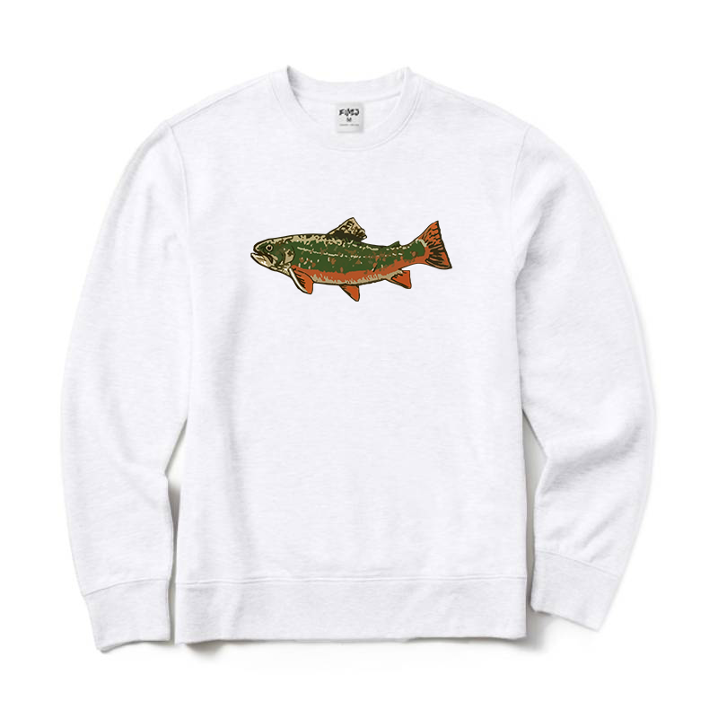 Vintage Brook Trout Crewneck Sweatshirt