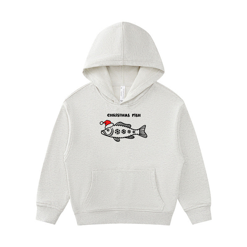 Christmas Fish Kid's Hoodie