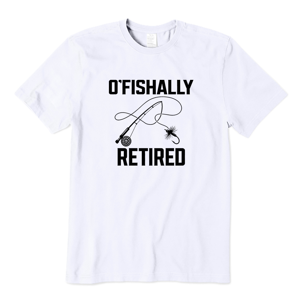 O‘fishally Retired Fly Fishing T-shirt