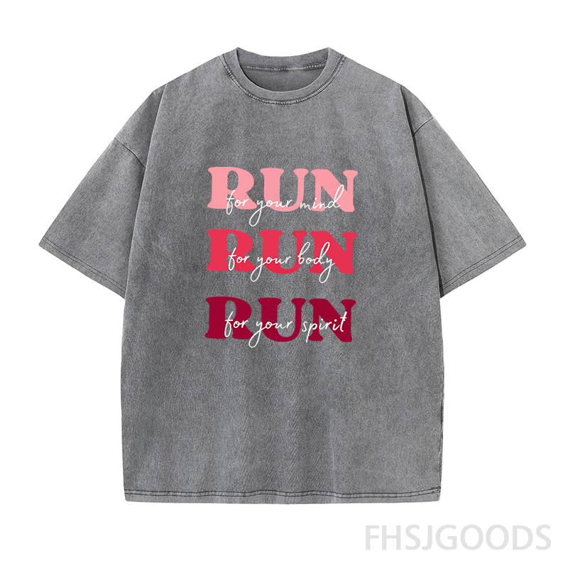 Run For Your Mind Unisex Distressed T-Shirt
