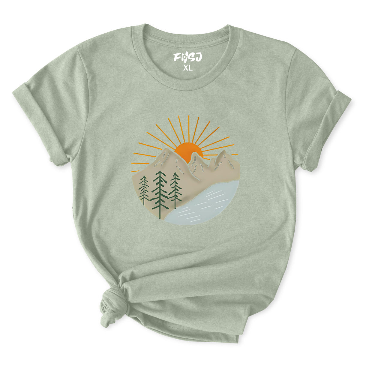 Mountain Scene T-Shirt for Women