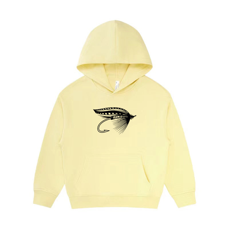 Fly Fishing Dry Fly Kid's Hoodie