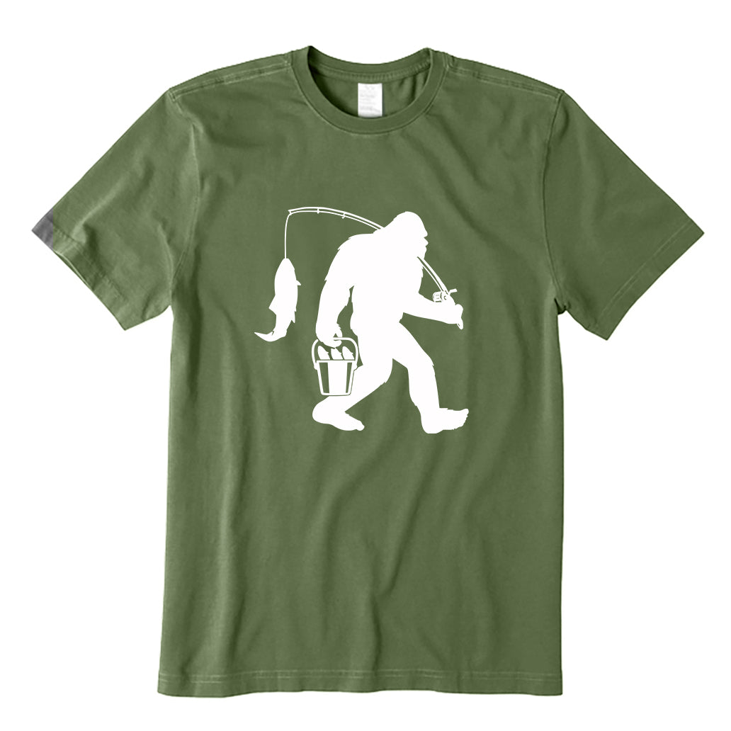 Bigfoot Fishing T-Shirt