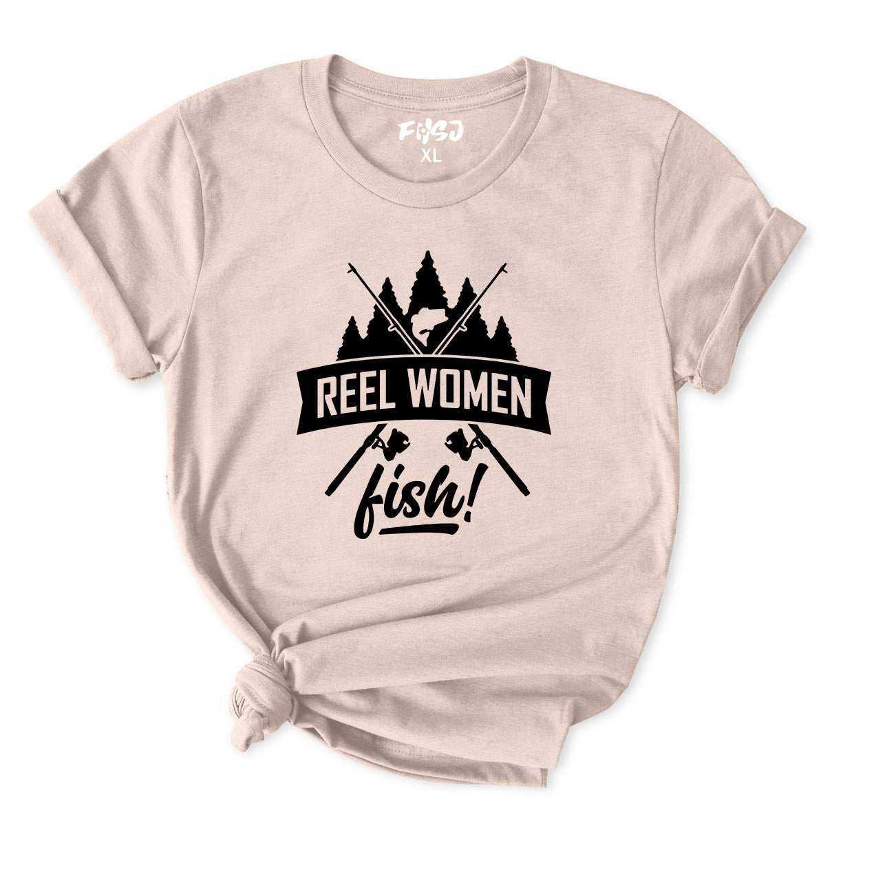 Reel Women Fish T-Shirt for Women