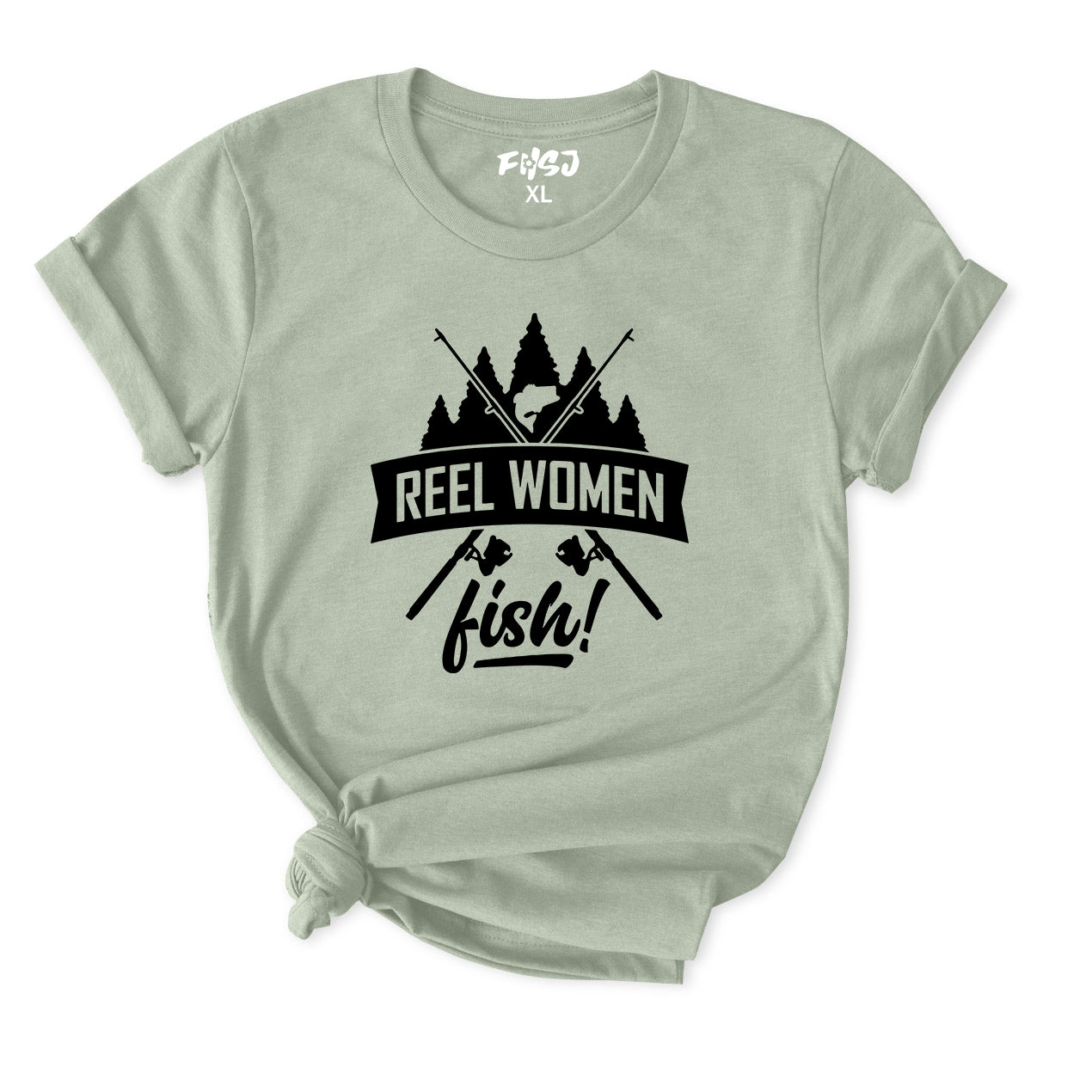 Reel Women Fish T-Shirt for Women