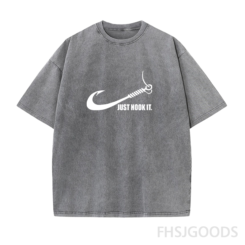 Just Hook It Unisex Distressed T-Shirt