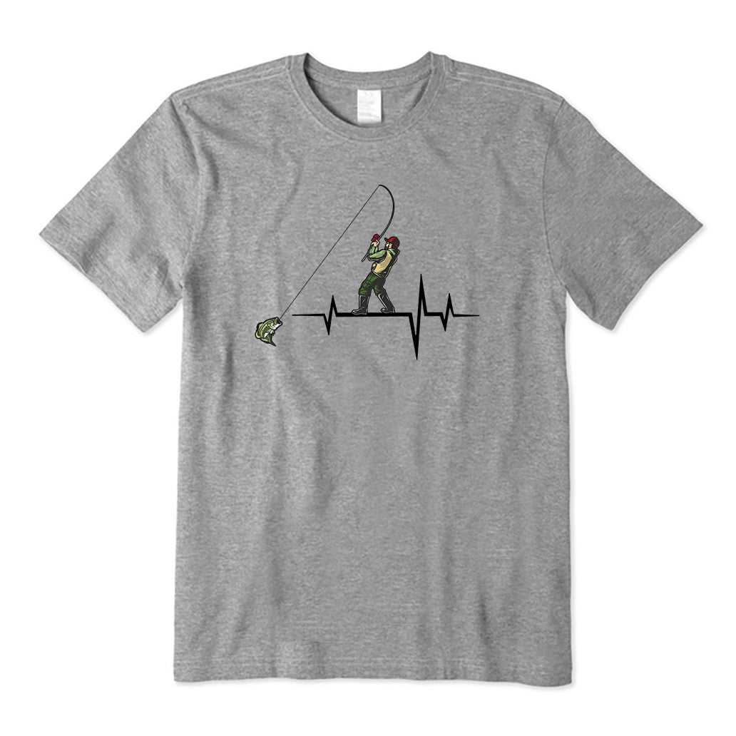 Fish Pulse Line Fishing Lover T-Shirt