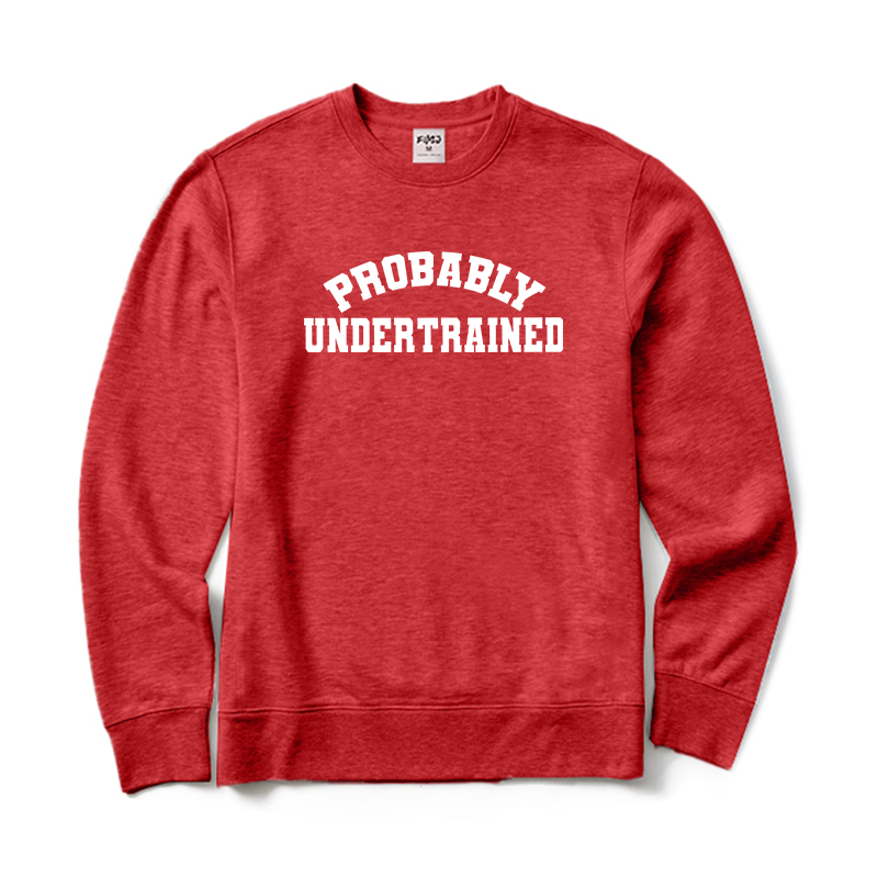 Probably Undertrained Running Crewneck Sweatshirt