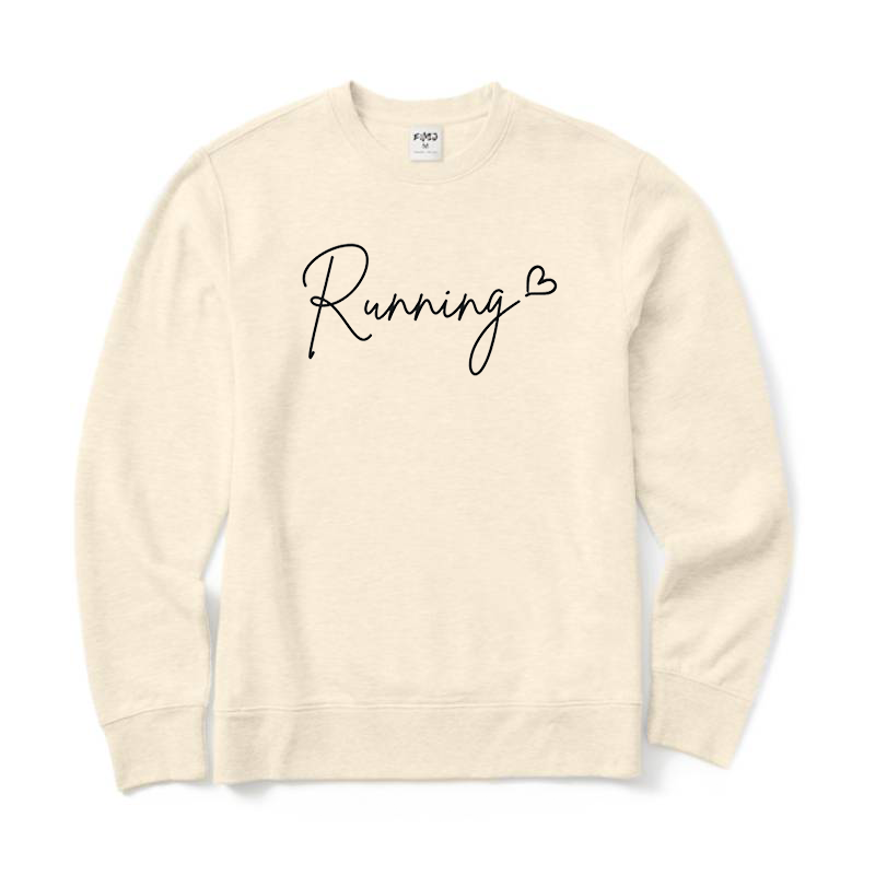 Minimalist Running Crewneck Sweatshirt