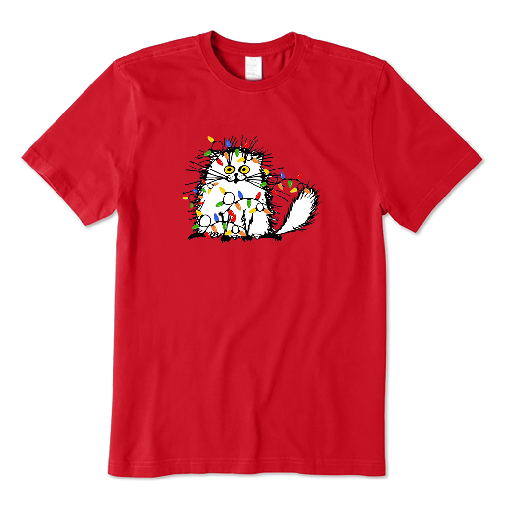 Christmas Funny Cat T-Shirt