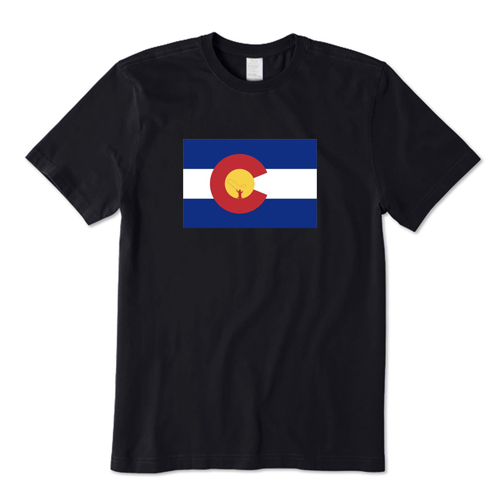 Colorado Flag Fly Fishing T-Shirt